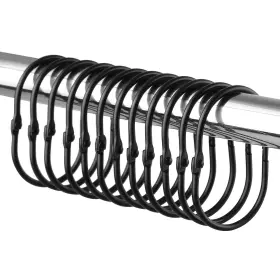 Ov01224 Tcmao 12 Pack Shower Curtain Hooks Rustproof Decorative Rings Metal