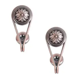 Teamnigt 797806007141 1 Pair Multifunction Curtain Holdback Wall Tie Back Hooks Hat Key Hanger Hold