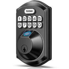 Teeho B09qpmvmmr Te002 Fingerprint Door Lock - Keyless Entry Electronic Keypad