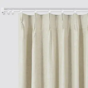 Textile 313084237218 Track Curtains Ceiling Mount For System Rail With Hooks Pinch Pleated Blac