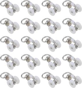 The Lord Of The Tools Hp869-m 20pcs Silver Metal Passing Curtain Pole Rings C Type Ring For Bay W Inch