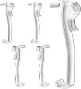 12-2-1 Tidykitc 12 Pcs Valance Clips For Blinds 2.5 Inch Blind Hidden Replacement