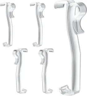 Tidykitc 705353118548 12 Pcs Valance Clips For Blinds 2.5 Inch Blind Hidden Replacement