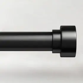 Time Forest 027685080394 Curtain Rods For Windows 66 To 120 1 Inch 32 Black