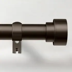 Time Forest 027685080738 Curtain Rods For Windows 48 To 84 1 32 Inch 90 Antique Bronze
