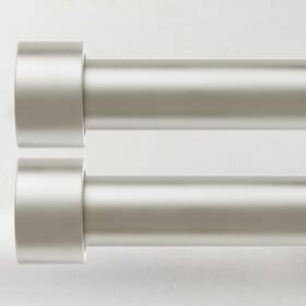 Time Forest 679070005668 2 Pack Curtain Rods For Windows 48 To 84 Inch 4-7ft 1 Brushed Nickel A