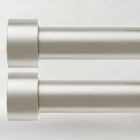 Time Forest 679070005668 2 Pack Curtain Rods For Windows 48 To 84 Inch 4-7ft 1 Brushed Nickel A