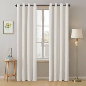 84-bs002 Timeles Blackout Curtains 84 Inches Long 2 Panels Linen With Gr