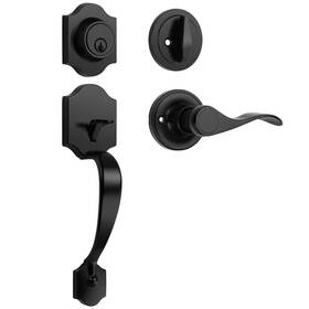 Tinewa B0bxbbdv1j Black Front Door Handle And Deadbolt Set Lock Entry