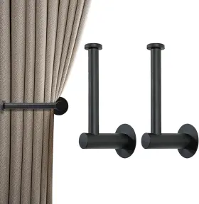 Tkgkhk 445003821888 Self Adhesive Curtain Holdbacks 2pcs Metal Tiebacks Holdback