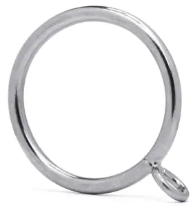 Tmeeihnss 791584747077 36 Pcs 1.5-inch Inner Diameter Curtain Rings With Eyeletsfits Up To 1 1/4-inc