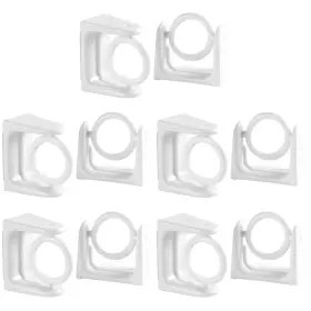R6w2rq19ct397j90149x8 Toddmomy 4 Pcs Bracket Wall Mounted Towel Holder No Nail Curtain Rod Drapery Hooks For