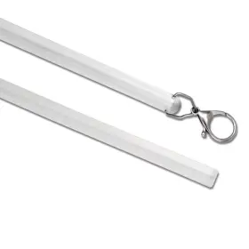 8541876065 Toofn 2 Pack 36 Inch Universal Drapery Pull Rod Invisible Clear Curtain