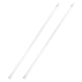 16678975904337 Tookie 2pcs Vertical Blind Wand Replacement Parts - Clear Acrylic Tilt Rod With Hook