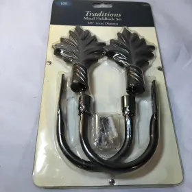 74609 Traditions Metal Holdback Set 5/8 Inch Diameter #74609 Finish