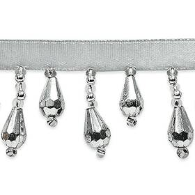 Trims By The Yard Ir1670sl-5 Joanne Beaded Teardrop Fringe Trim Decorative For F