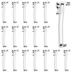 624763 Tucnoeu 18 Pcs Valance Clips 3.25 Inch Clear Plastic For Blinds Blind H