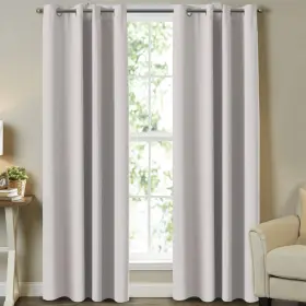 Tqbeyelet2-52108c44 Turquoize Blackout Curtains/draperies/drapes For Bedroom 108 Inches Long Ext