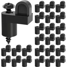 Scgd01 Ubante 24 Pack 3/8 In Nylon Window Screen Clip With Screws Offset Clips For F