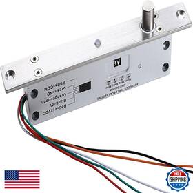 Uhppote B00v4g1de6 Fail Secure Dc12v Deadbolt Electric Drop Bolt Plug Narrow Door Lock