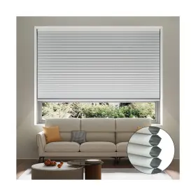 Yx-05 Uilvffo Cordless Cellular Shades Blackout Honeycomb Blinds For Indoor Windows Pull D