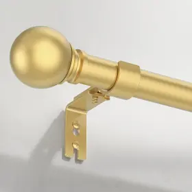 216161fe-8157-4991-b0583 Uiosanrt Gold Curtain Rods 1 Inch Diameter Heavy Duty Adjustable Length 32 -120 W