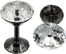 Ulsmc00039  Classic Crystal Curtain Tiebacks Tassel Holdbacks 2 Pcs Wall Mounted