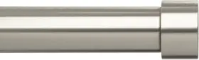 245976-411 Umbra Cappa Curtain Rod Modern Extra Long 66 To 120-inch Nickel/steel