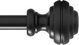 Unconsil-hd-3 Unconsil Curtain Rods For Windows 16-116 Inch 3/4 16 -116 1 Pack Black