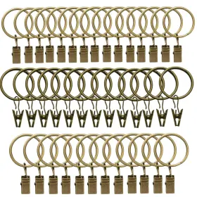 Cfs44565 Upeyxdqr Curtain Rings With Clips Drapery Hangers Drapes 1.25