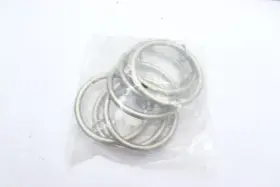 1201552 Urbanest 7-pk Curtain Rings Metal With Eyelets Pewter 2 Inch Diameter