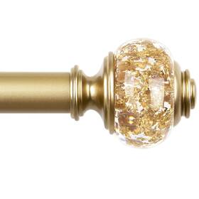 Usfook 010120111 Curtain Rods 32 To 58 Inches 2.6-4.8ft 7/8 Inch 32-58 Luxury Gold