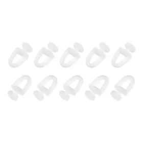 Uxcell 619668227232 20pcs 11mm Dia Curtain Track For Windows Plastic Drapery Rail Sliding Glider