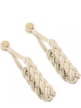 Uxcell 784958710739 2pcs Curtain Tieback 23 Inch Holdback Decorative Rope Holder Green