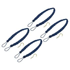 Uxcell A23103000ux0124 4pcs Curtain Tiebacks 58cm/23 Braided Drapery Holdback Holder Decorat