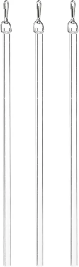 A24011200ux0023 Uxcell 3pcs 17 Inch Clear Curtain Pull Rod Acrylic Blind Wand
