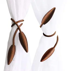 8541874438 Valea Home 2 Pieces Curtain Tiebacks Clips Creative Window Drape Twist Tie Backs Europea