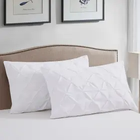 8541813112 Vaulia Lightweight Microfiber Decorative Pillow Shams Pinch Pleat Design Sta