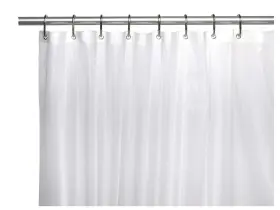 Comin16ju040030 Venice Collections Elegant Home Heavy Duty Vinyl Shower Curtain Liner With 12 Metal Grommets Dpc