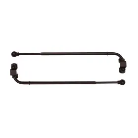 8028-93 Versailles Swing Arm With Ball Finial Pair - Espresso