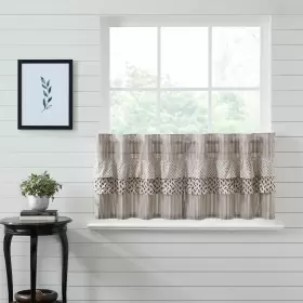 L24xw36 Vhc Brands 810055899005 Florette Ruffled Tier Set Of 2 White