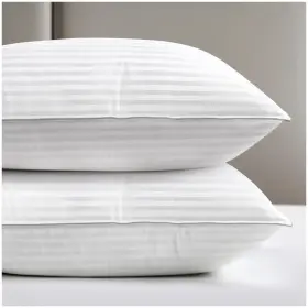 Hqdhxz0025070we25jj-str-wh Viewstar Bed Pillows Queen Size Set Of 2 Hotel Collection Down Alternative