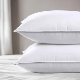 Hqdhxz0025070we25jj-wh Viewstar Bed Pillows Queen Size Set Of 2 Hotel Quality Down Alternative Pil