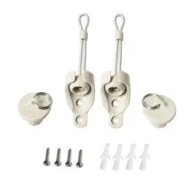 Vigolu 719081353157 Replacement Shade Parts Bungee End Cap Kit For Exterior Cordless Roller