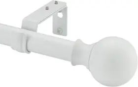 Ds-a235 Vimayta Window Curtain Rods 36 To 72 Inches 1 Inch Diameter -72 Matte White