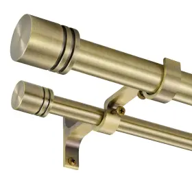 Ds-a296 Vimayta Double Curtain Rods 72-144 Inches For Windows 1 Inch Diameter Adjustable Hea