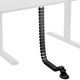 Desk-ac01c Vivo Under Desk Vertebrae Cable Management Kit Adjustable Quad Entry Flexibl