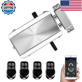 B0cqrcxcyk Vluoo Electronic Door Lock Zinc Alloy Anti-theft Remote 4