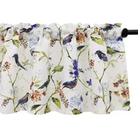 009cmqh001bbird Vogol Birds Printed Valances For Windows Pocket Window Curtains Valance