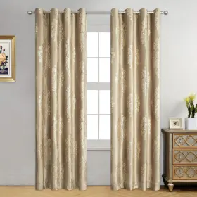 Clyls318-1bns5284 Vogol Brown Blackout Bedroom Curtains Luxury European Style Thermal Insulate